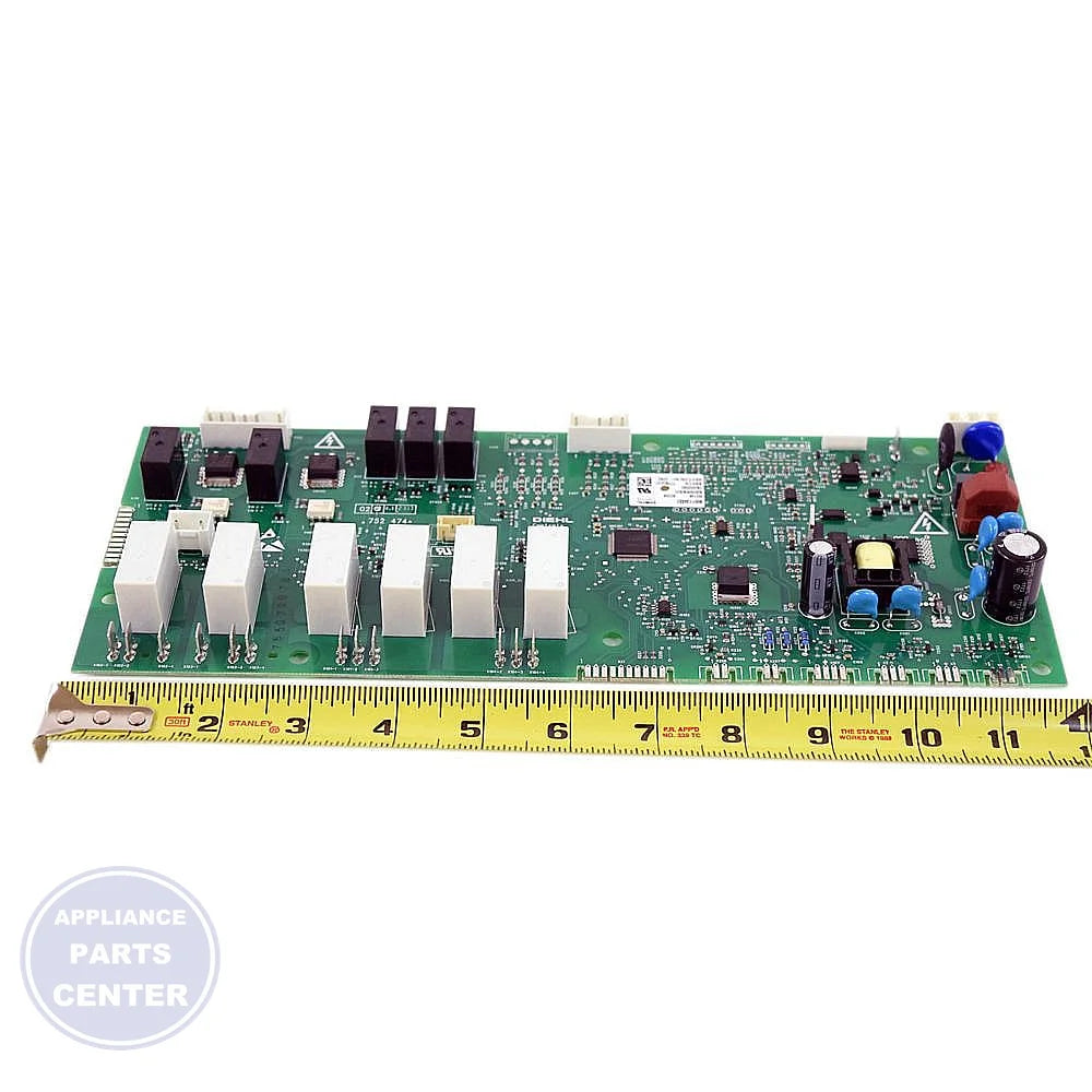 BOSCH RANGE CONTROL MODULE 12011384 - Side view with exact measurements