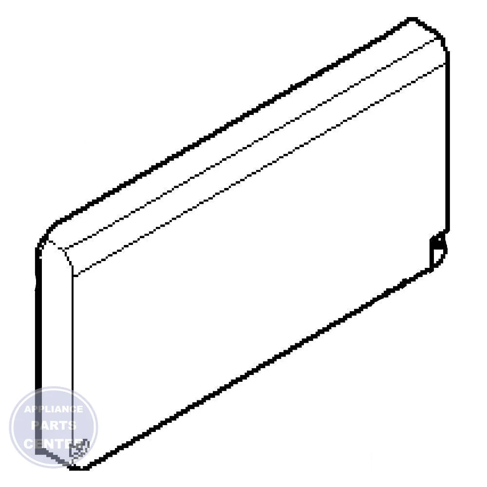 BOSCH REFRIGERATOR COVER 00499853 - Main view showing protective cover for specific BOSCH refrigerator models