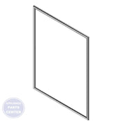 BOSCH REFRIGERATOR DOOR SEAL 00710672 - Main view showing tight seal for BOSCH Refrigerator Models