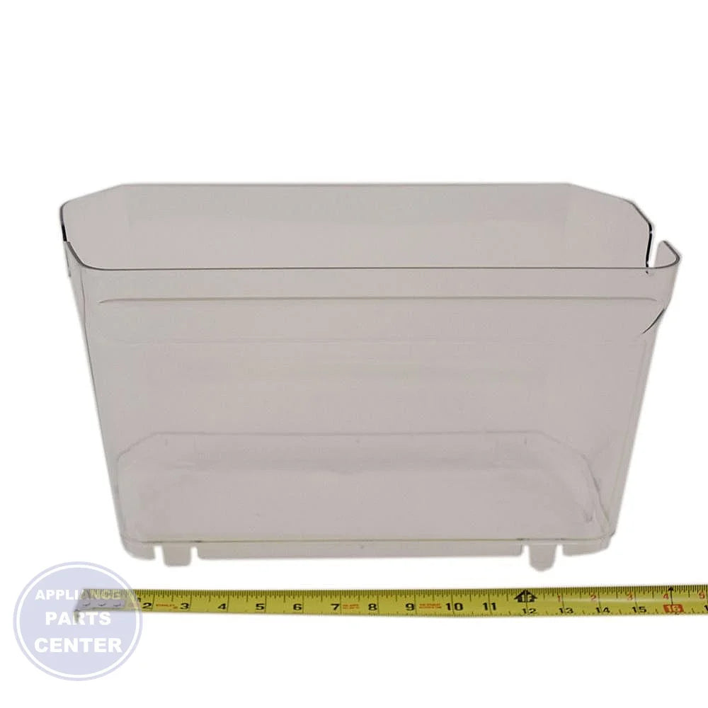 BOSCH REFRIGERATOR ICE CONTAINER 00471765 - Side view with precise measurements