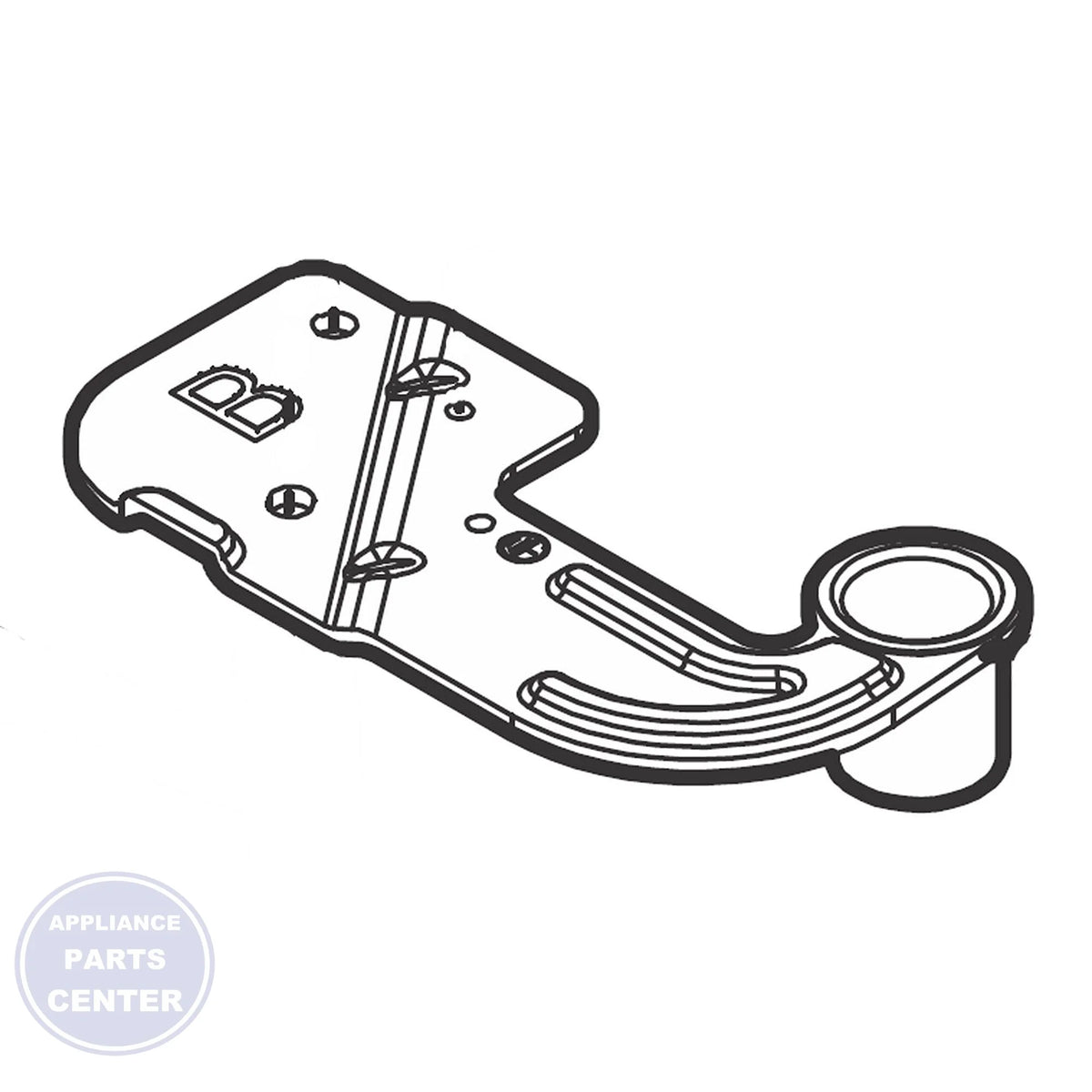 WCI BRACKET 5304525957 - Main view showing sturdy support for specific models