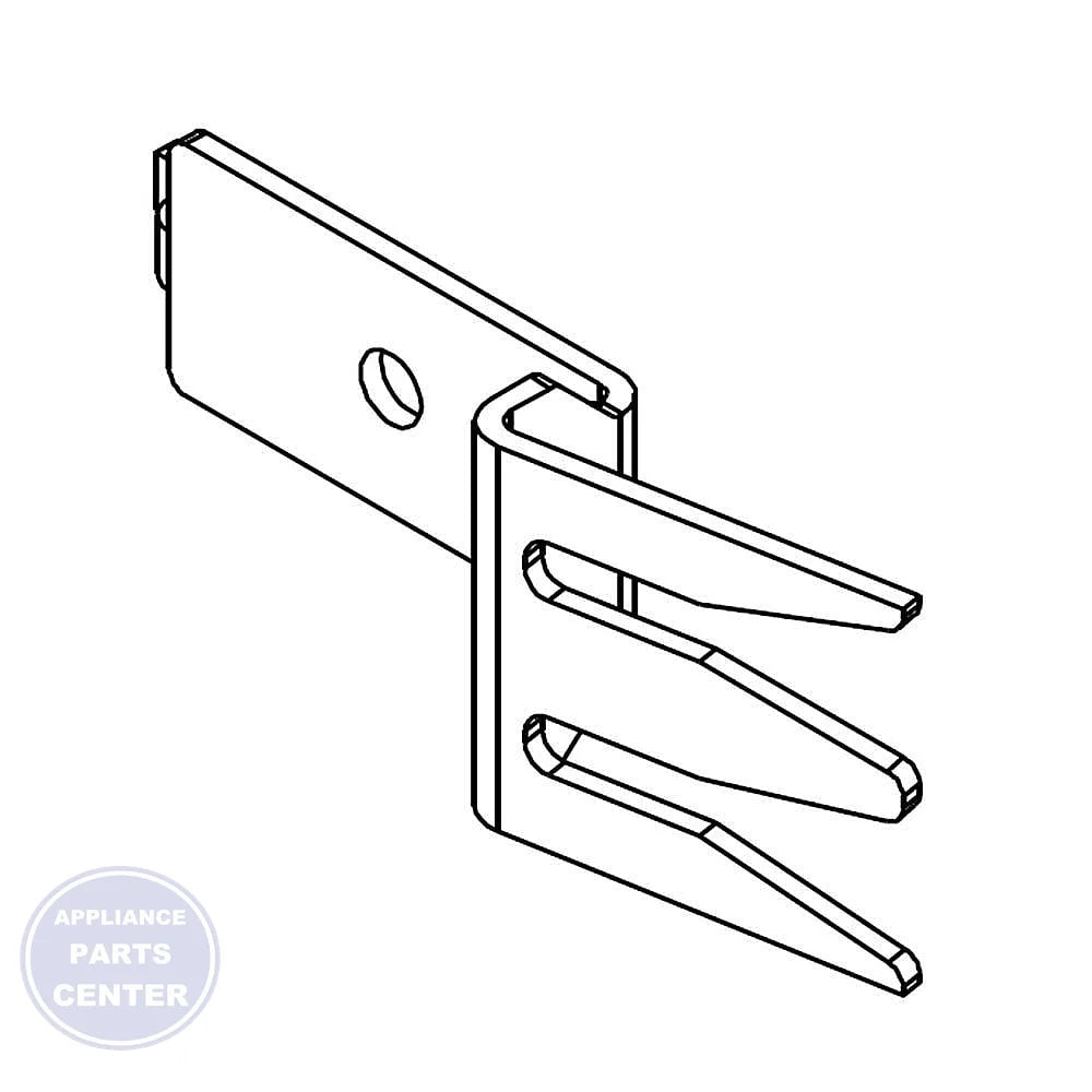 WPL BRACKET-COOKTOP, REAR,GA 8523412 - Main view showing sturdy design for WPL models
