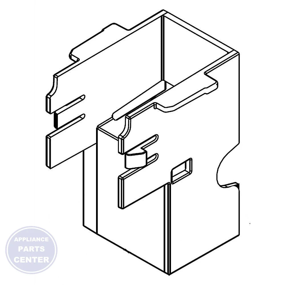 WPL BRACKET-SOLENOID MOUNTIN W10346971 - Main view showing sturdy construction for WPL models