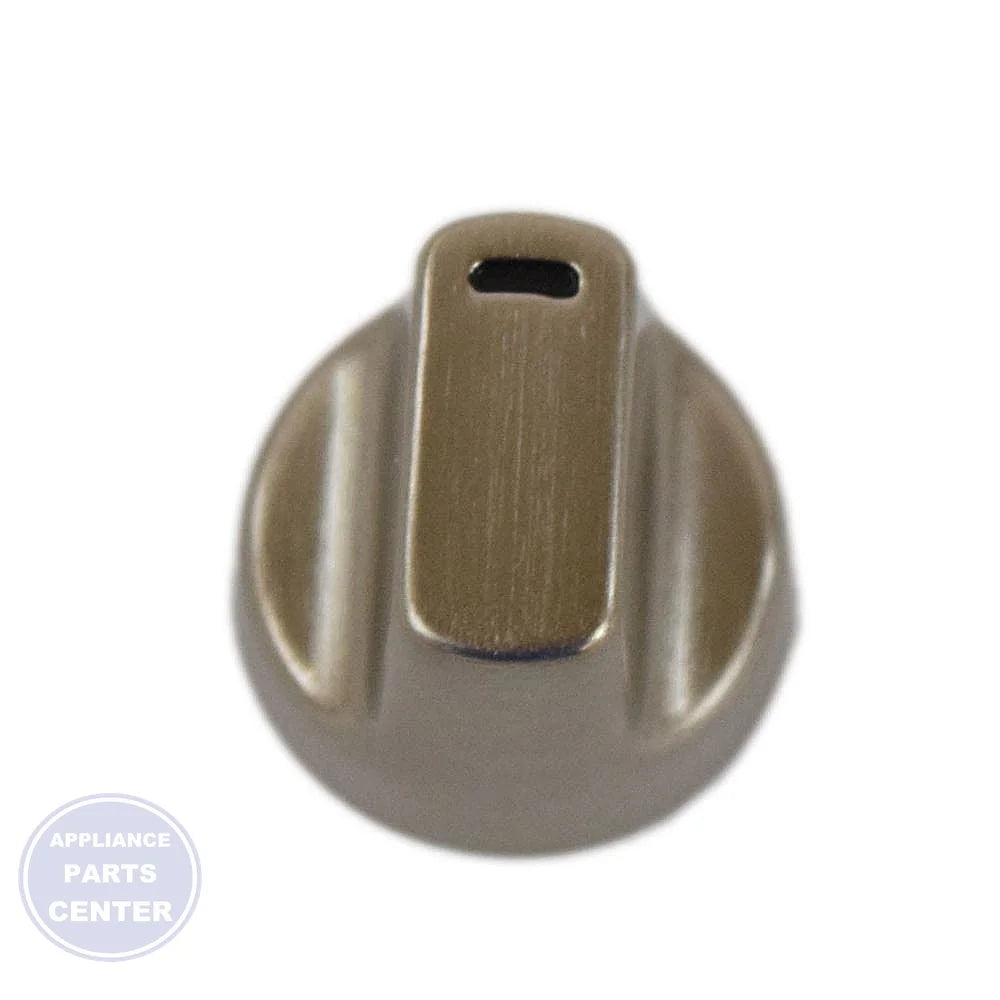 GEH BRUSHED SS RANGE LOCK OUT KNOB WB03X29393 - Main view showing secure lock for GEH models