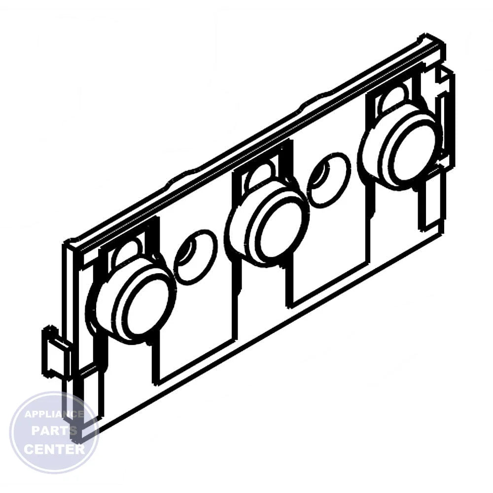 WPL BUTTON W10803340 - Main view showing durable design for various models