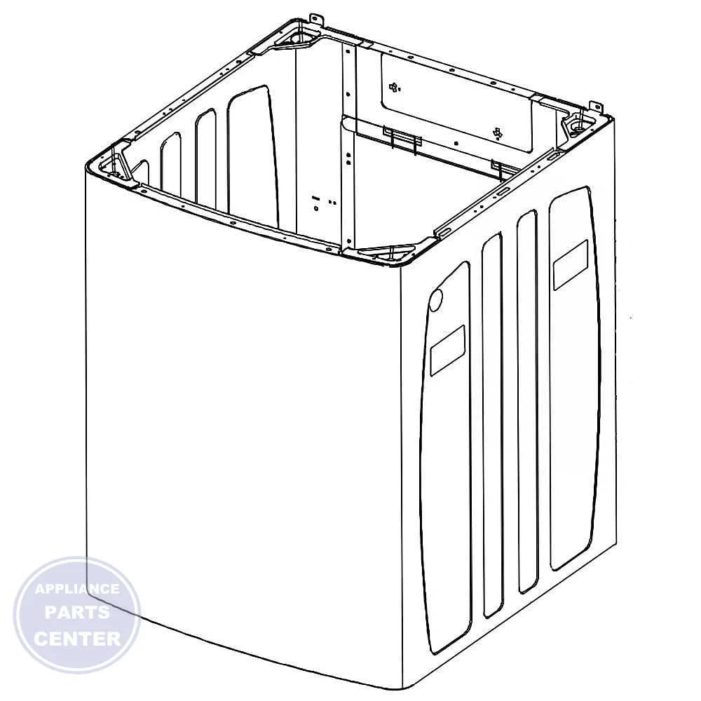 WCI CABINET 5304511330 - Main view showing panel support for WCI models