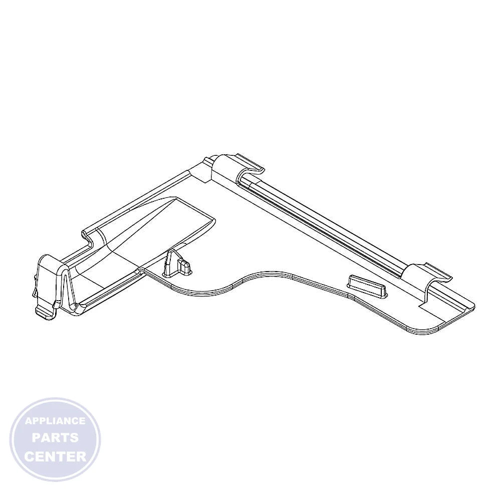 WPL CAP-HINGE W10093813 - Main view showing lid support for specific models