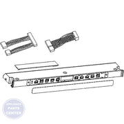 L-G CASE ASSEMBLY,DISPLAY ABQ56655359 - Main view showing circuit board integration for L-G Refrigerator models