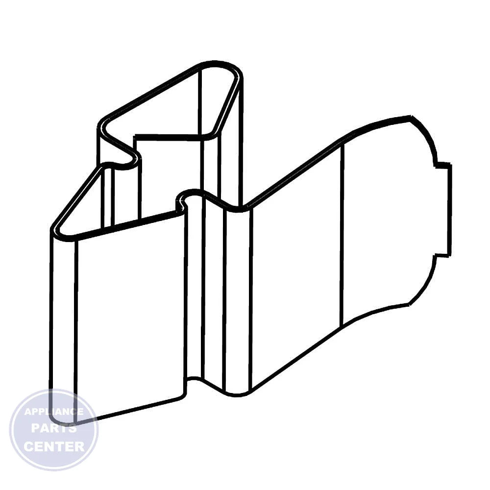 WPL CLIP-AIR DUCT W10331728 - Main view showing secure attachment for WPL Refrigerator models X, Y, and Z