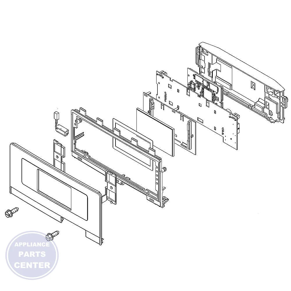 WPL CNTRL-ELEC WPW10434053 - Main view showing electronic controls for WPL models