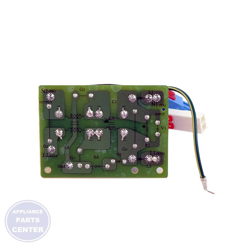 COIL FILTER;16MH,82*60,AC 7A,0.68UF / 0 - Side view with precise measurements