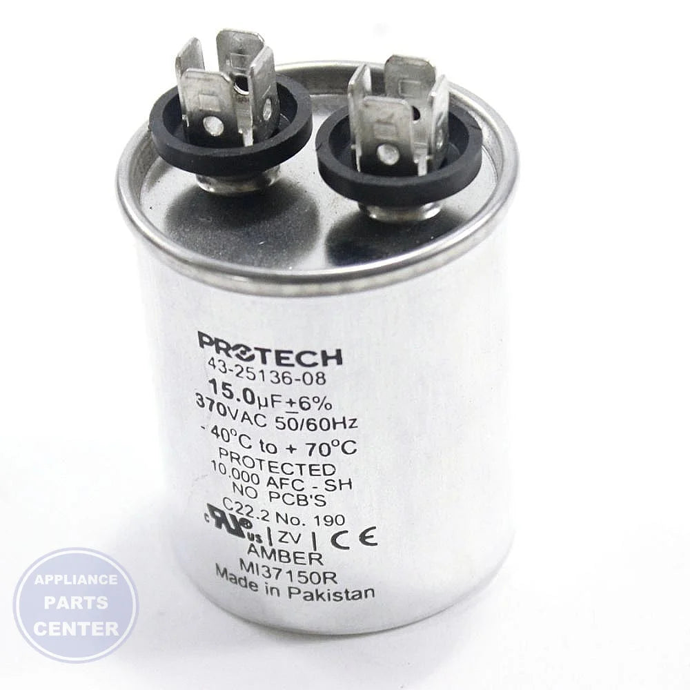 Comfort-Aire CAPACITOR 43-25136-08 - Main view showing power delivery for CAA units