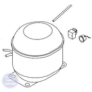 GEH COMPRESSOR REPL KIT WR87X10112 - Main view showing sealed system replacement for GEH Refrigerator
