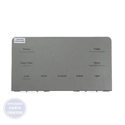 GEH CONTROL DISPLAY STAINLESS STEEL WR55X30121 - Main view showing circuit board & timer for GEH models