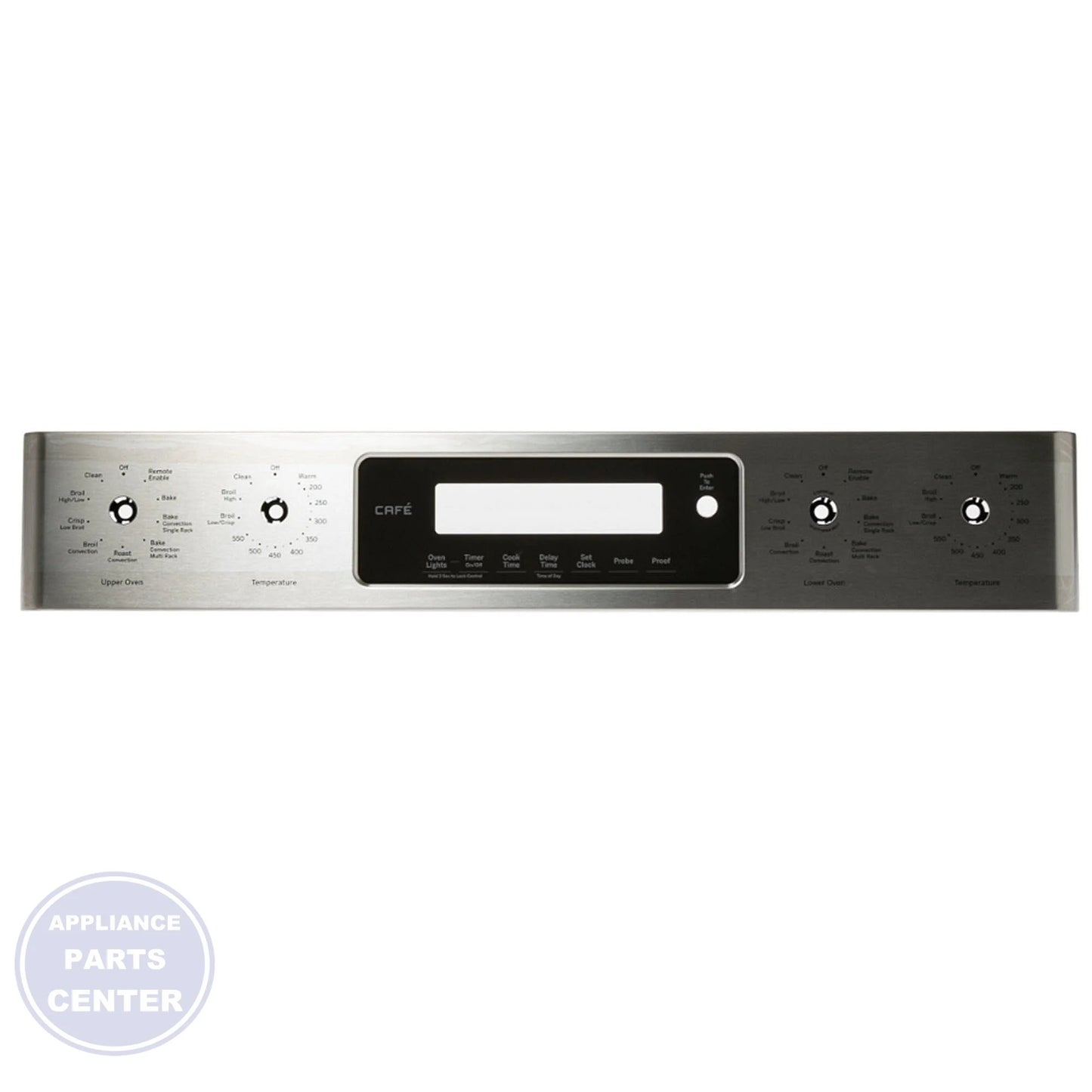 [GEH] CONTROL PANEL AND FRAME ASM WB56X28537 - Main view showing control panel for GEH Range/Stove/Oven