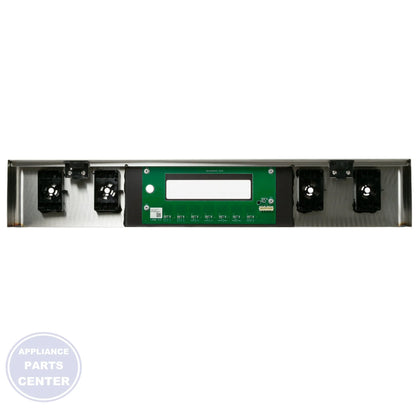 CONTROL PANEL AND FRAME ASM WB56X28537 - Detailed view of specific technical details