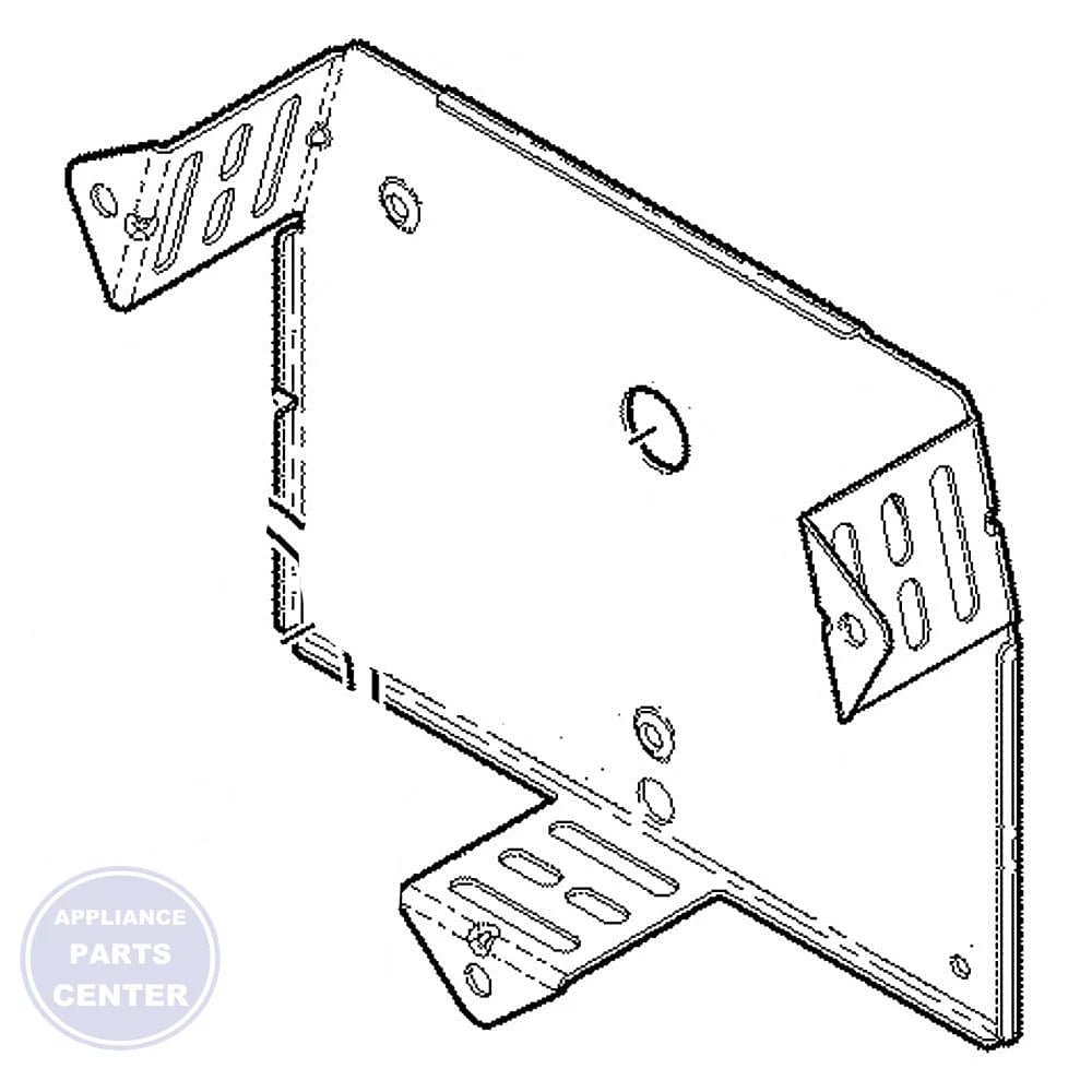 GEH CONVECTION MOTOR BRACKET WB02X29181 - Main view showing sturdy support for GEH models