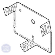 GEH CONVECTION MOTOR BRACKET WB02X29181 - Main view showing sturdy support for GEH models