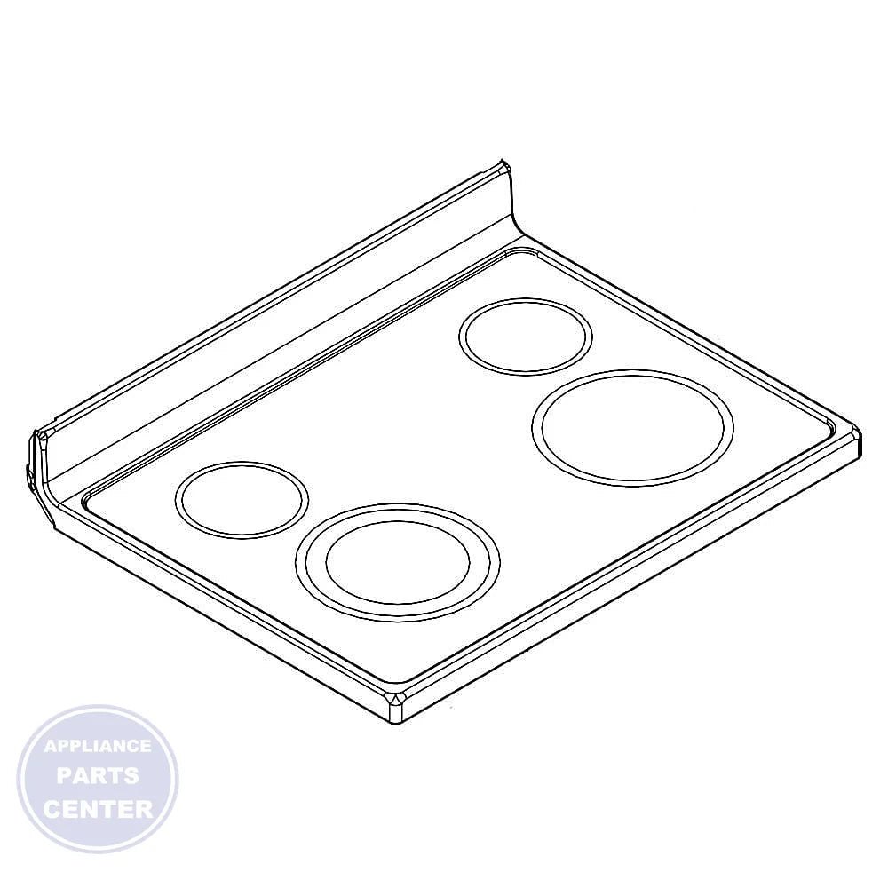 WPL COOKTOP W10696529 - Main view showing durable design for specific models