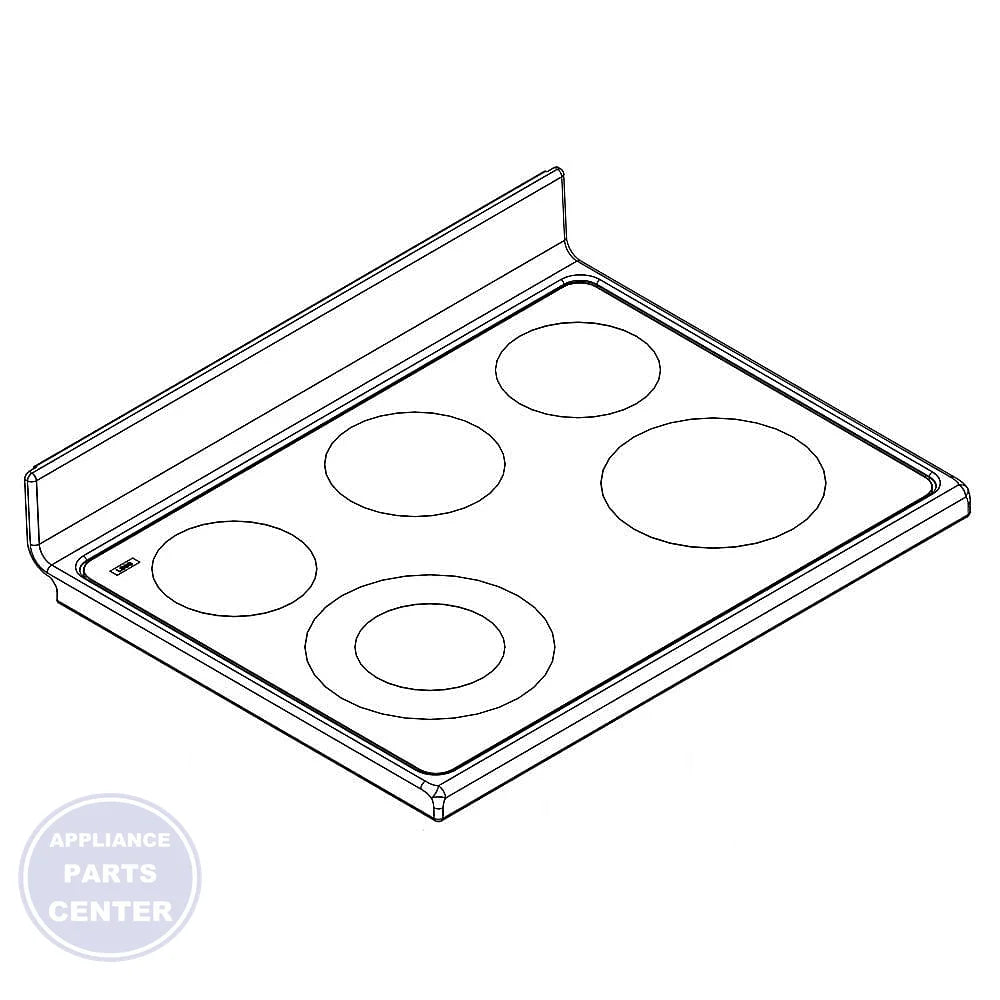 WPL COOKTOP W10719620 - Main view showing sleek design for WPL models