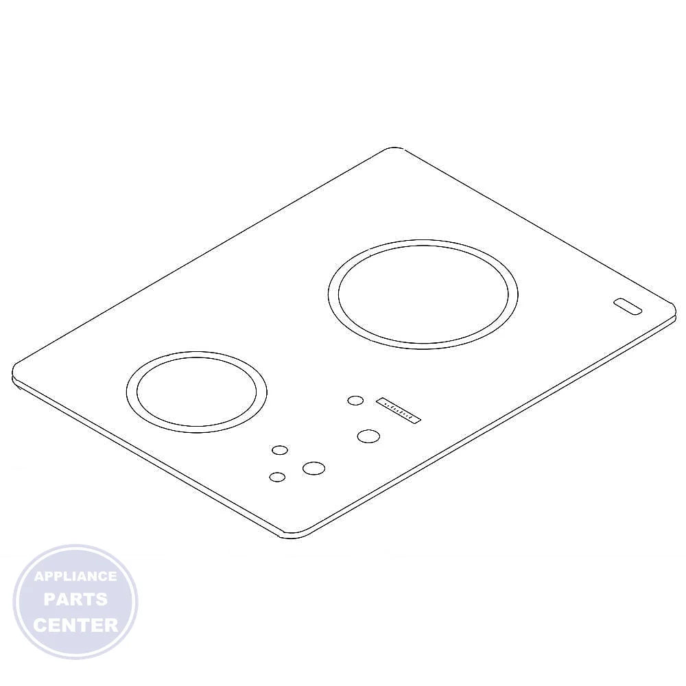 WPL COOKTOP W10863021 - Main view showing durable construction for WPL models