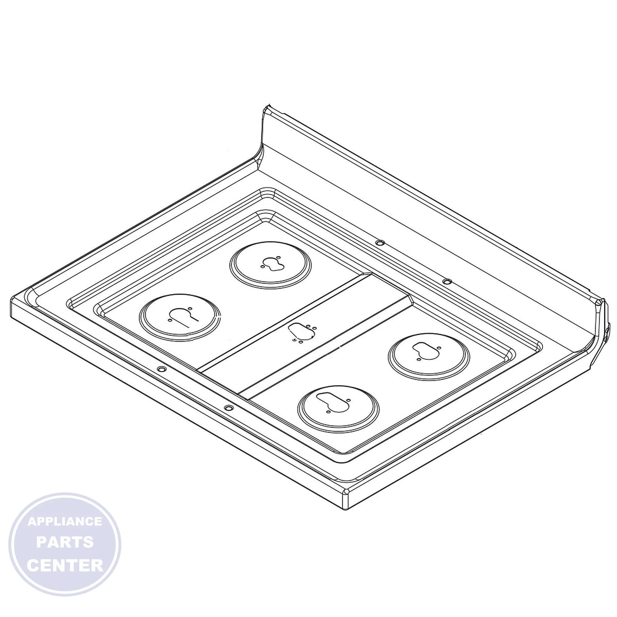 WPL COOKTOP W11032119 - Main view showing superior heating performance for WPL models
