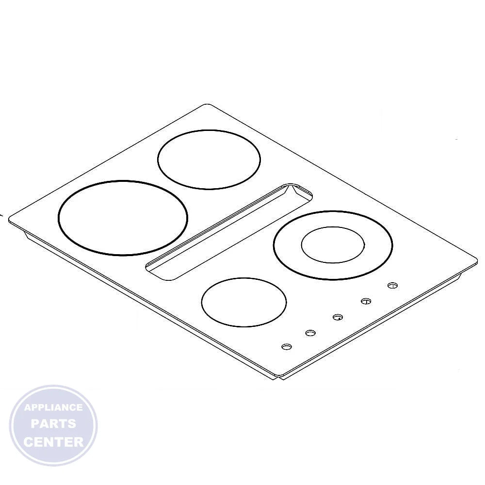 WPL COOKTOP W11051485 - Main view showing sleek design for various WPL models