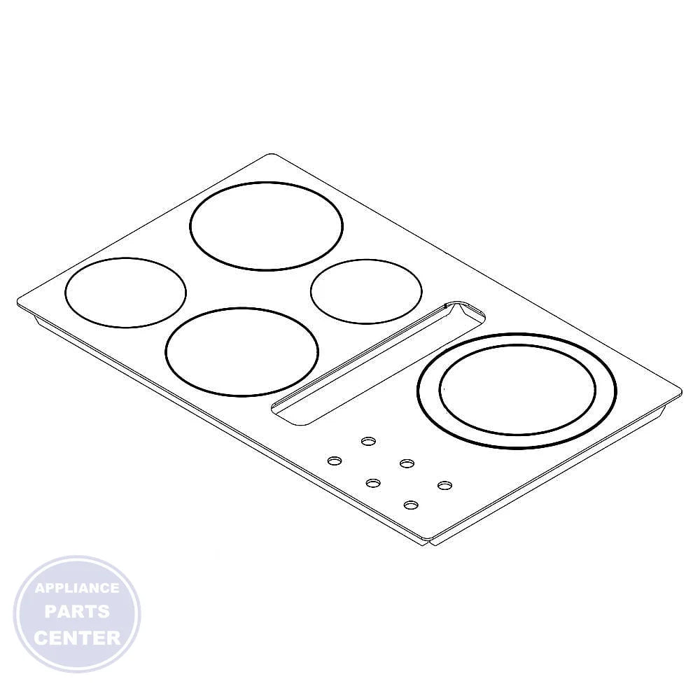 WPL COOKTOP W11051486 - Main view showing durable design for WPL models