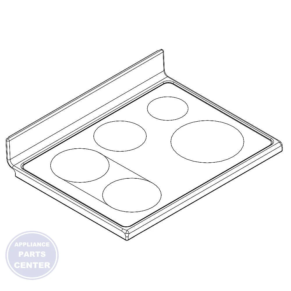 WPL COOKTOP W11132188 - Main view showing durable design for WPL-1000 series