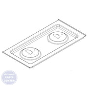 WPL COOKTOP W11344757 - Main view showing precise cooking for Whirlpool, Maytag, KitchenAid
