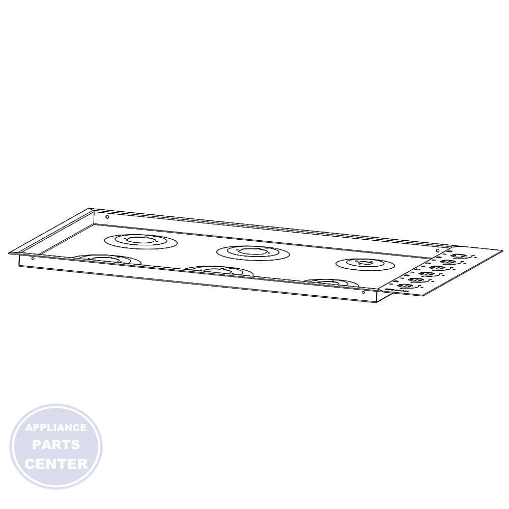 WPL COOKTOP WPW10618505 - Main view showing sleek design for W10618505