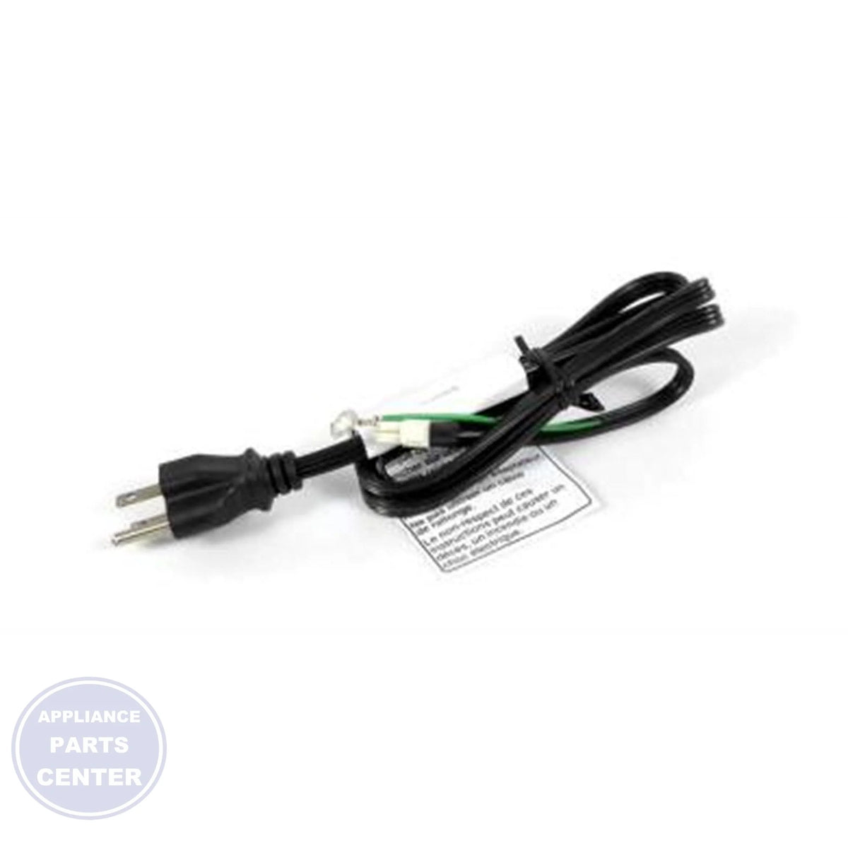 WPL CORD-POWER W10831977 - Main view showing heavy-duty construction for Whirlpool and Maytag models