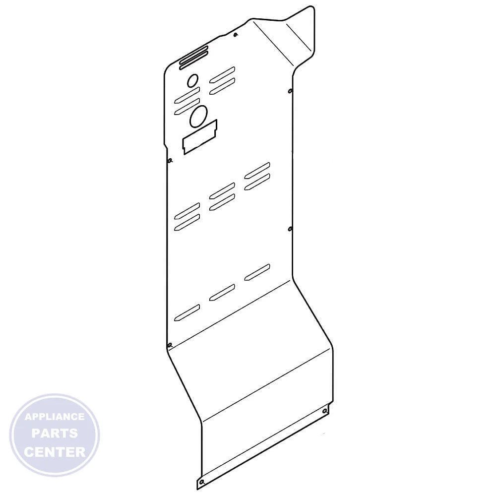 WCI COVER-AIR DUCT 240435912 - Main view showing airflow efficiency for specific models