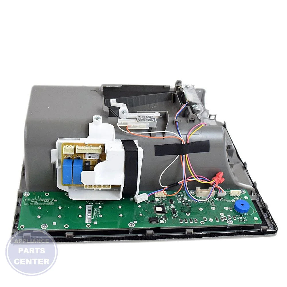COVER ASSEMBLY,DISPLAY ACQ87414602 - Side view with precise measurements