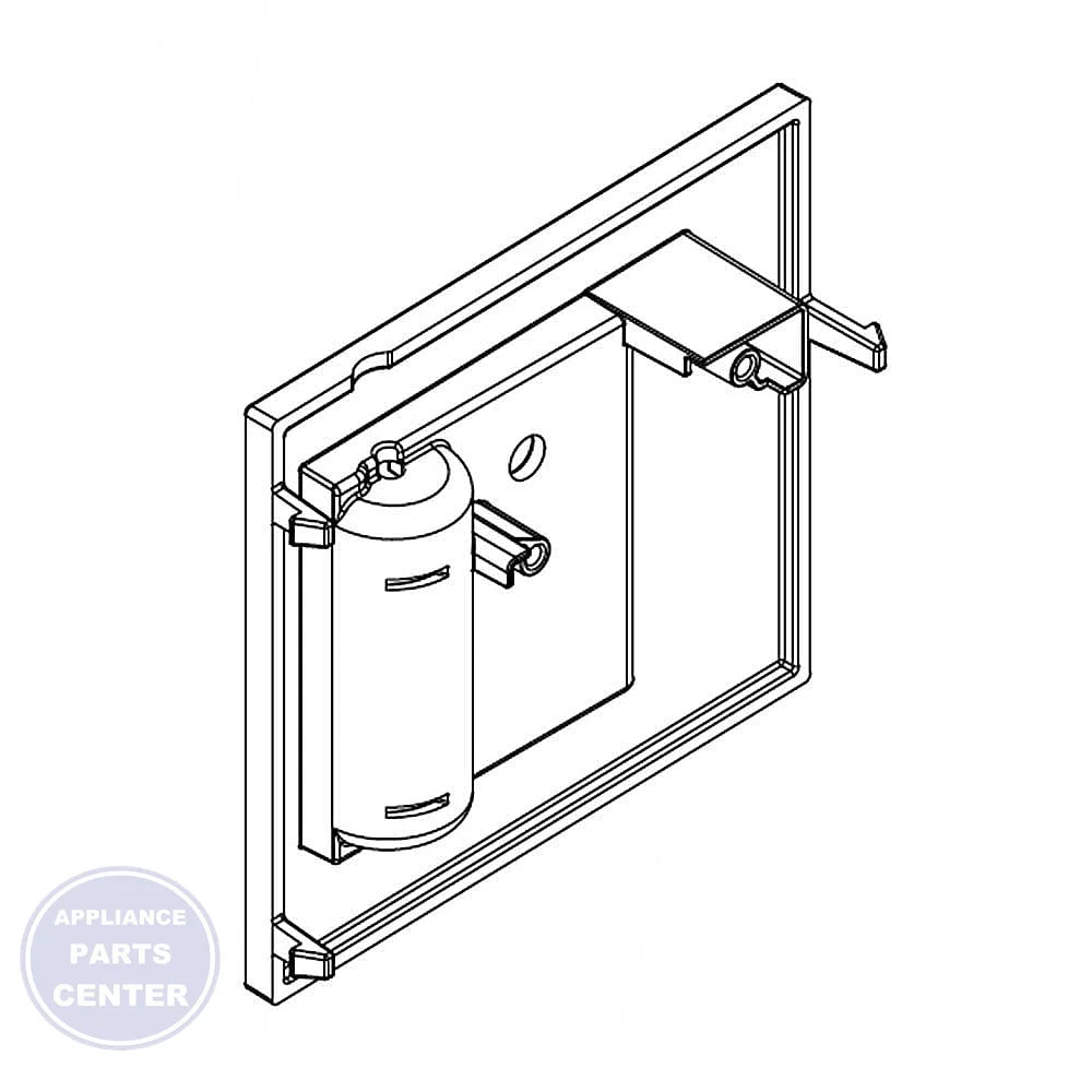 WPL COVER-EMITTER W10563309 - Main view showing secure fit for WPL Refrigerators