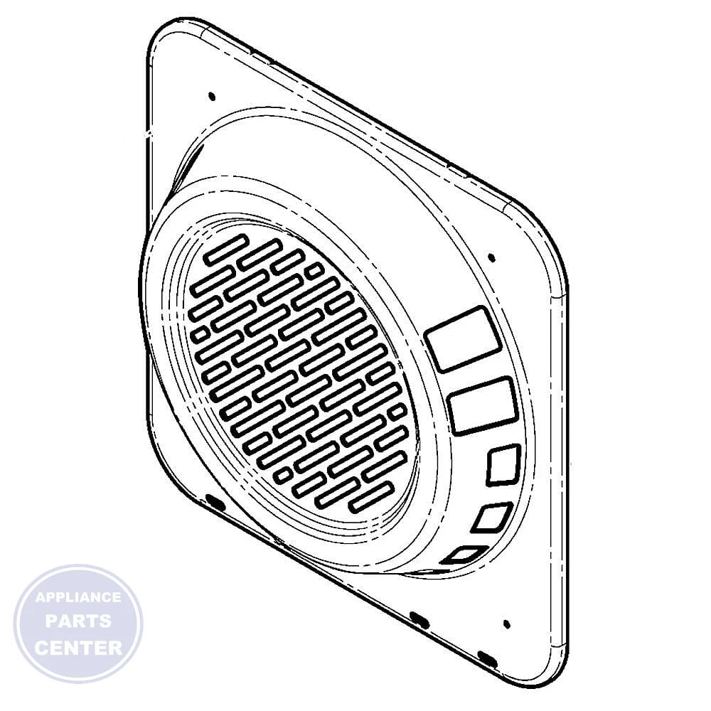GEH COVER FAN (CONVX) WB02T10410 - Main view showing efficient cooling for GEH Range/Stove/Oven models