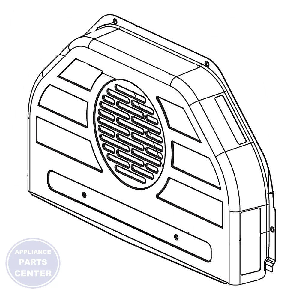 L-G COVER,HEATER MCK68513002 - Main view showing heat distribution for specific models