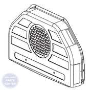 L-G COVER,HEATER MCK68513002 - Main view showing heat distribution for specific models