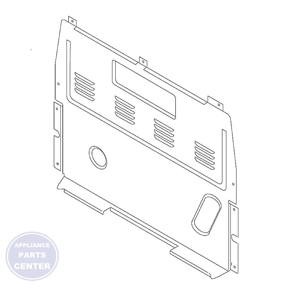 WPL COVER-REAR WP8272473 - Main view showing protective features for specific models