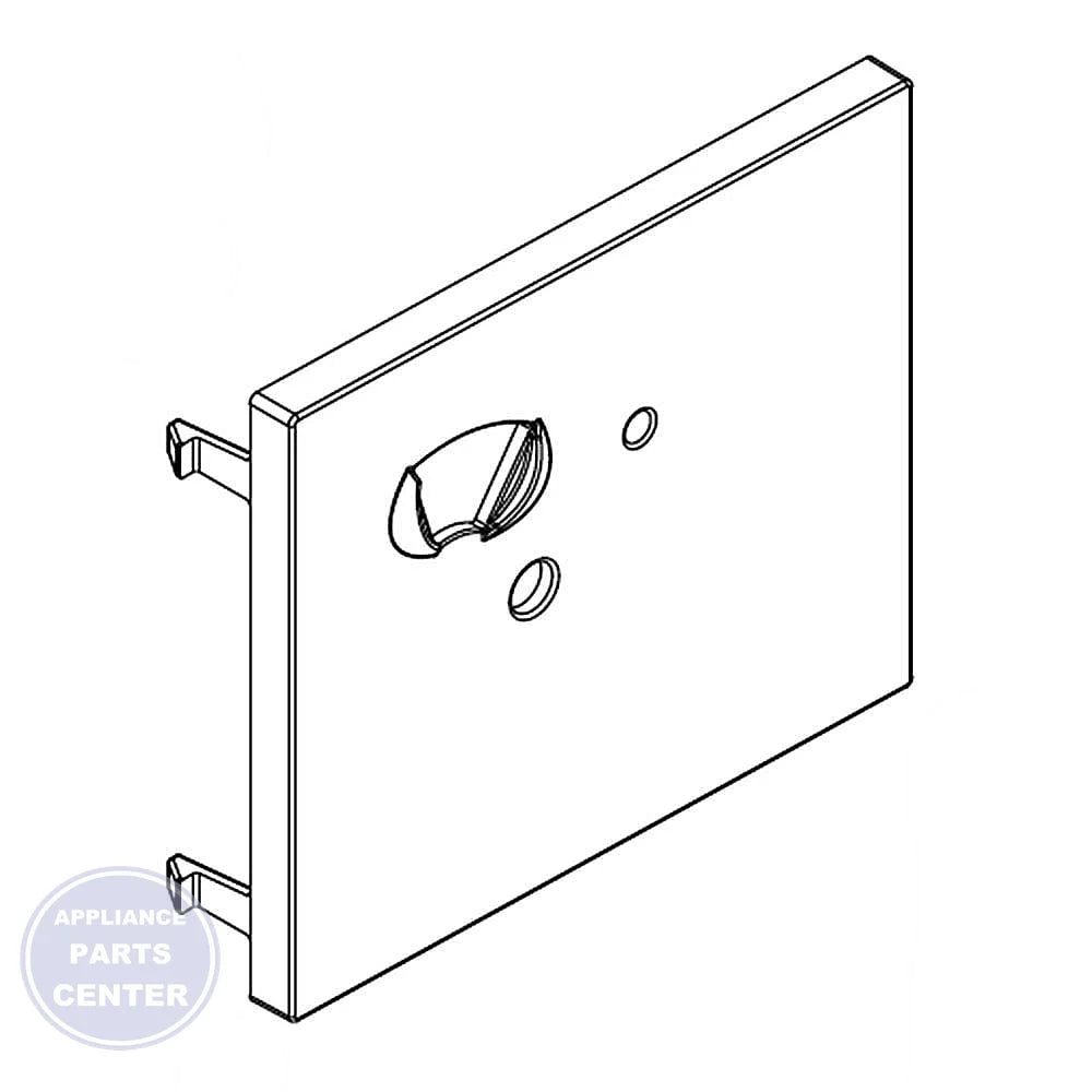WPL COVER-RECEIVER W10563326 - Main view showing sleek design for specific models