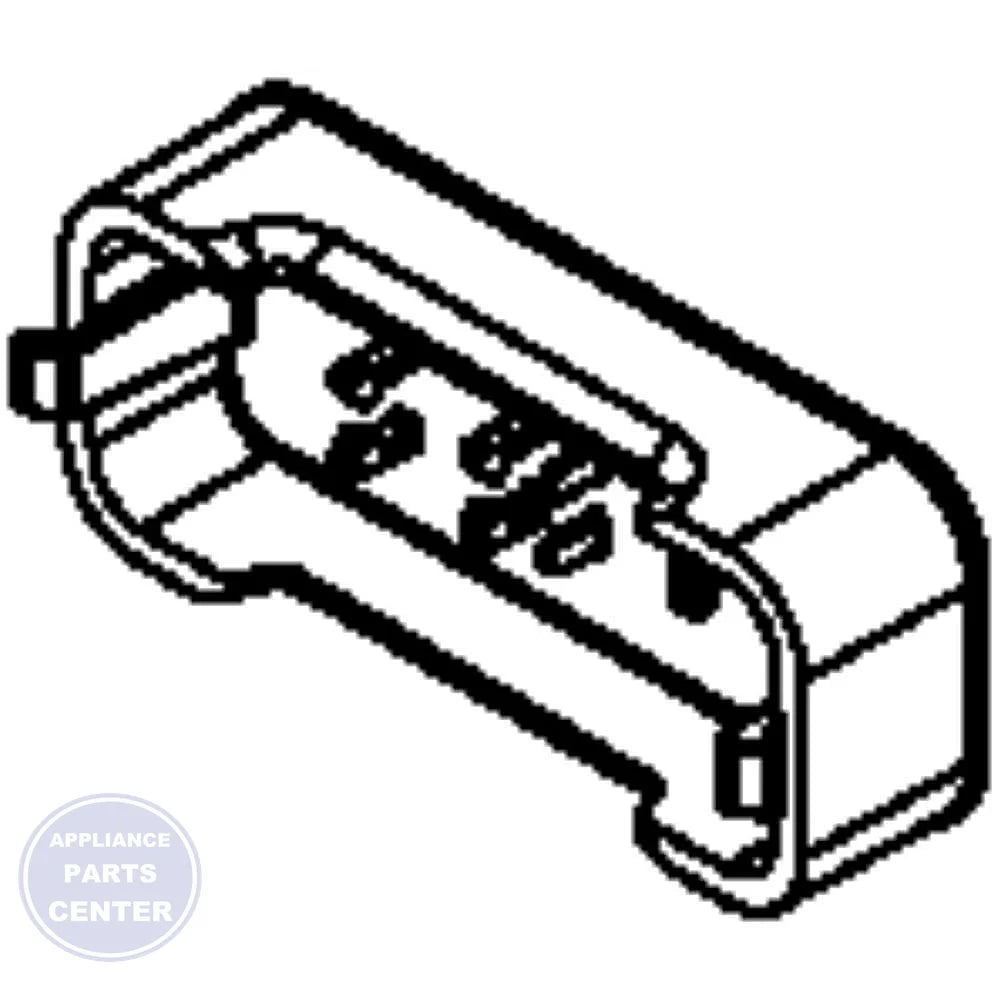 WPL COVER THERMISTOR RC W10561191 - Main view showing protective cover for thermistor in WPL Refrigerators