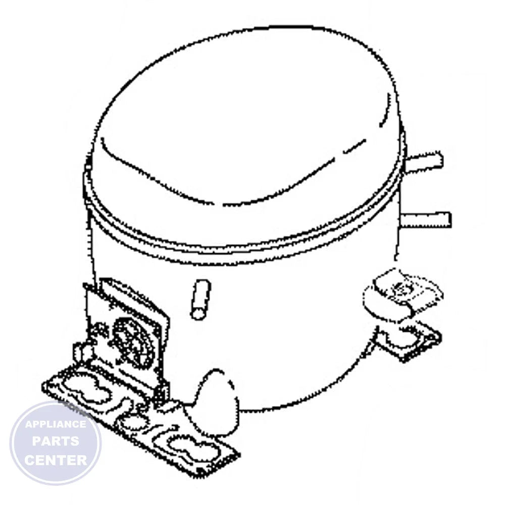 GEH CU1 COMPRESSOR SERVICE K WR87X24135 - Main view showing compressor unit for GEH XYZ model