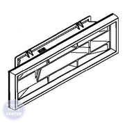 GEH DIFFUSOR CASE ASM WR31X10018 - Main view showing optimal airflow distribution for GEH Refrigerator models