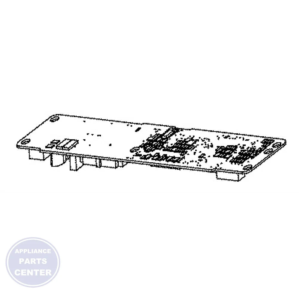 GEH DOOR AND ICEMAKER BOARD WR55X32080 - Main view showing control panel for various GEH models