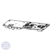 GEH DOOR AND ICEMAKER BOARD WR55X32080 - Main view showing control panel for various GEH models