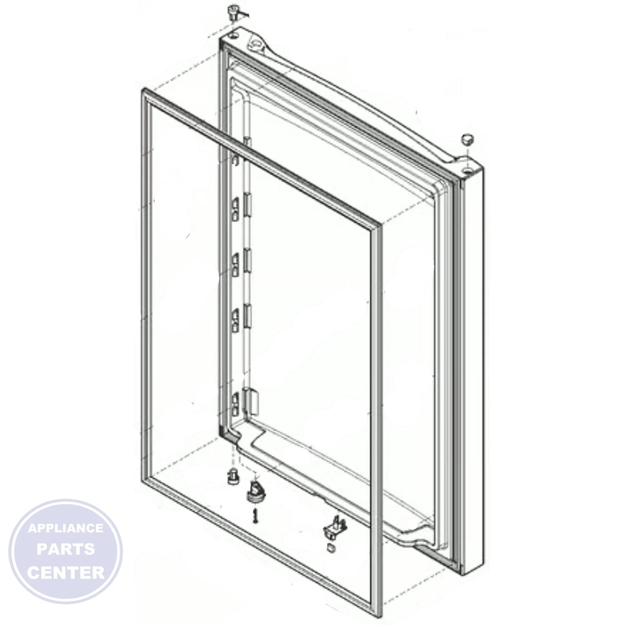 WCI DOOR GALLERY 5304528918 - Main view showing secure closure for WCI models