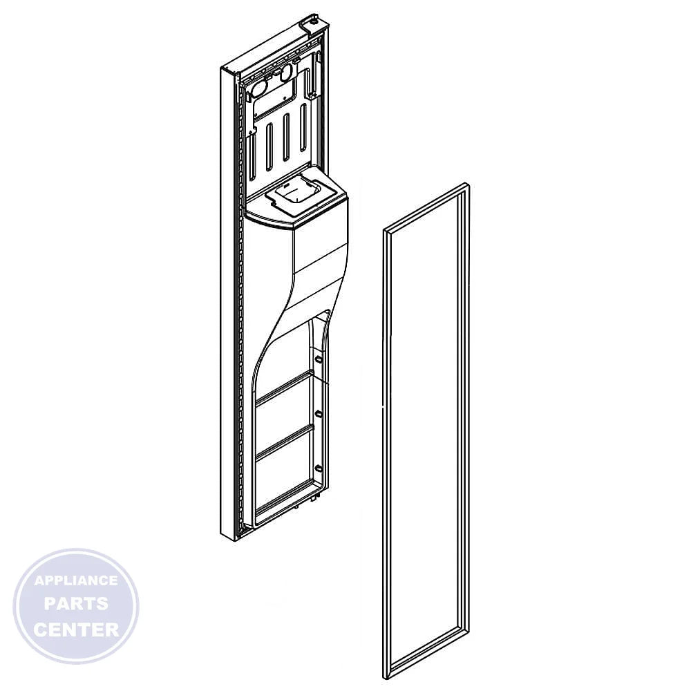 Whirlpool DOR-FIP LW11026428 - Main view showing heavy door support for various models