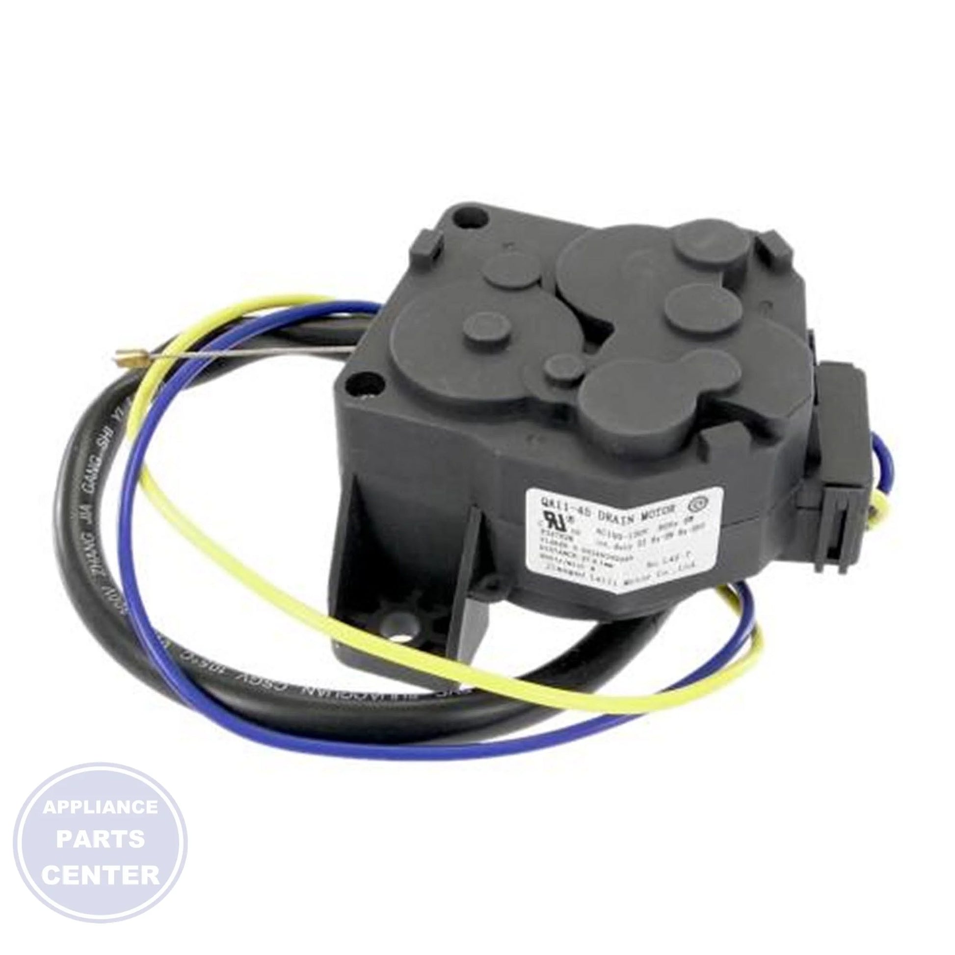GEH DRAIN/MODE SHIFT MOTOR WH05X26922 - Main view showing water drainage feature for [specific models]
