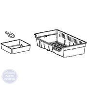 BSH DRAWER 00774919 - Main view showing efficient storage for Bosch Siemens Thermador models