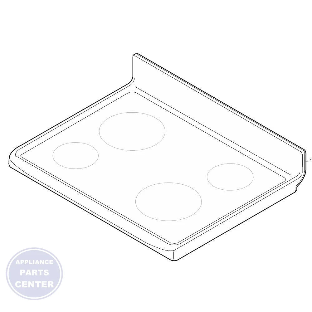 WCI DSP MAINTOP 5304508975 - Main view showing cooktop features for XYZ models